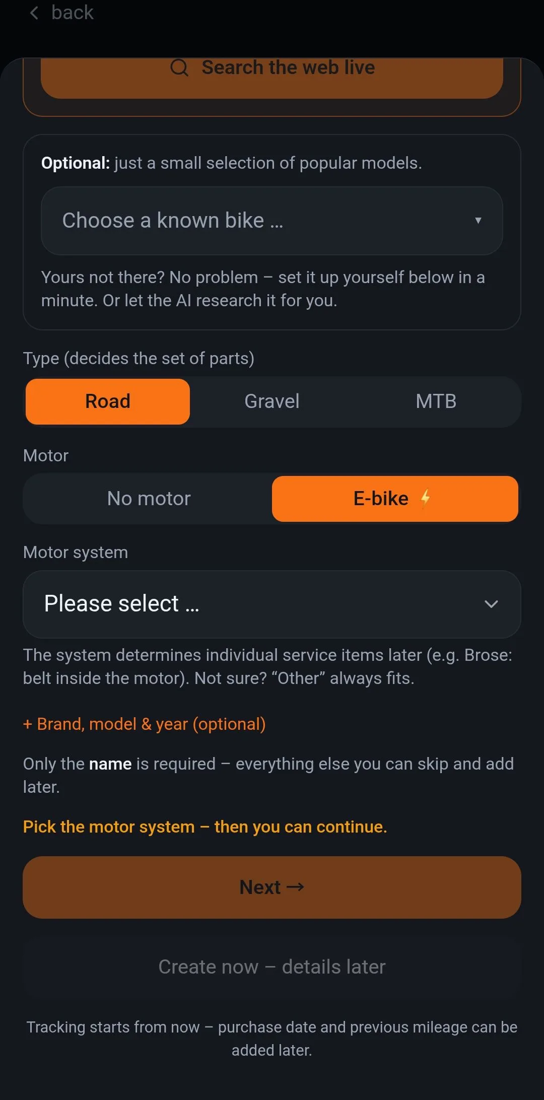 Adding a bike as an e-bike: type, motor and motor system determine the maintenance items